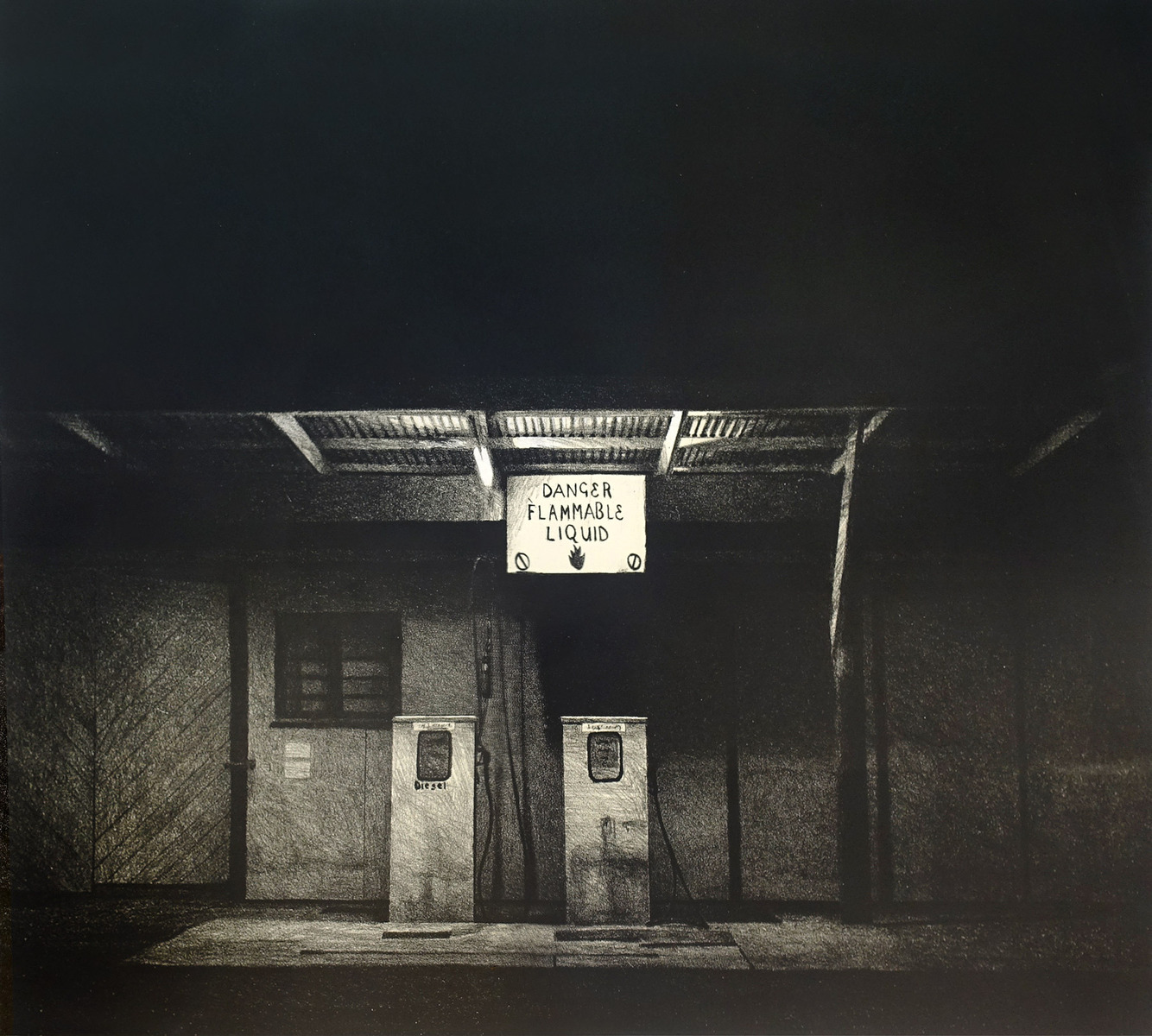 Night Station by Grahame Sydney – Parnell Gallery