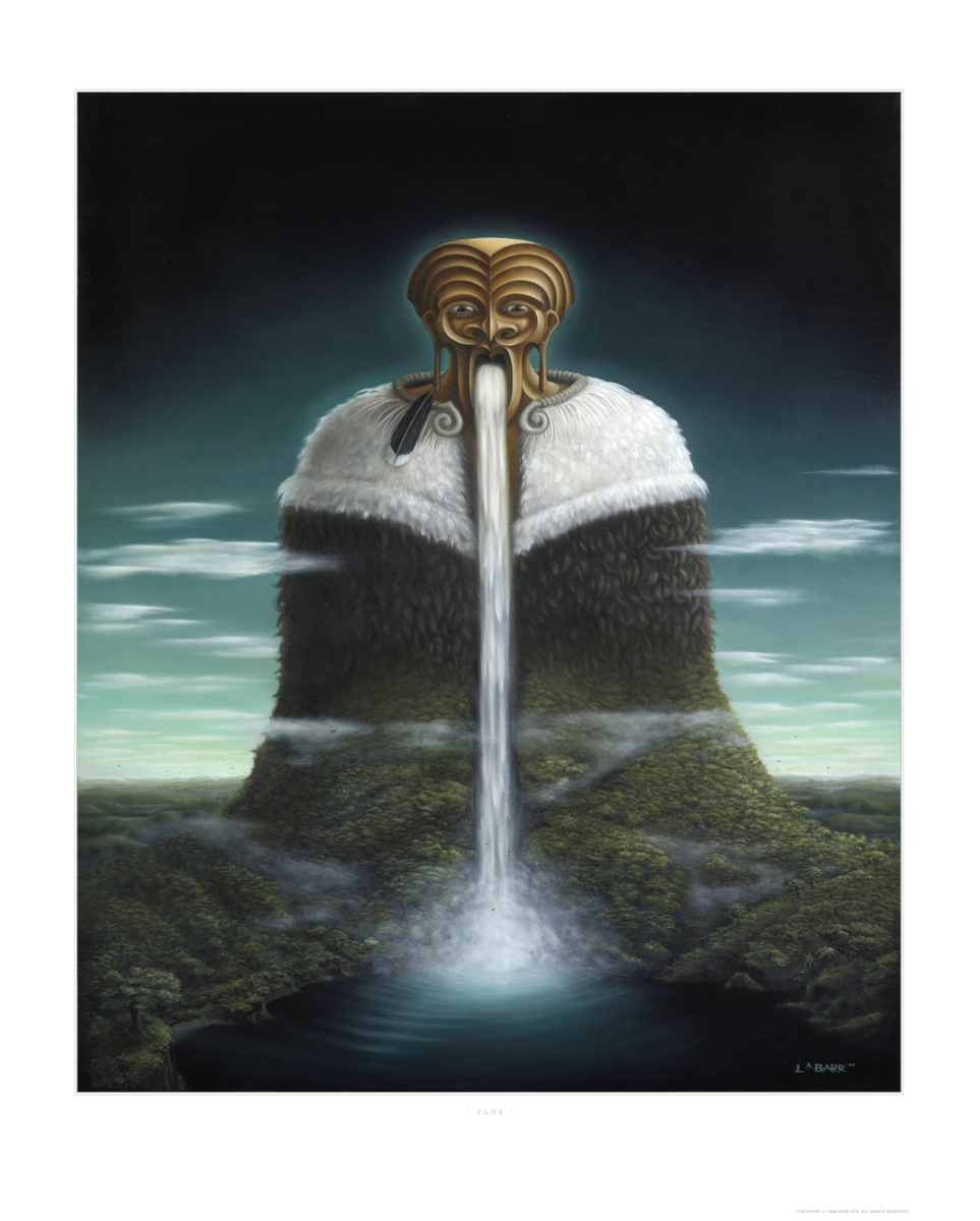 Liam Barr Tane limited edition contemporary surrealist print at Parnell Gallery Auckland NZ