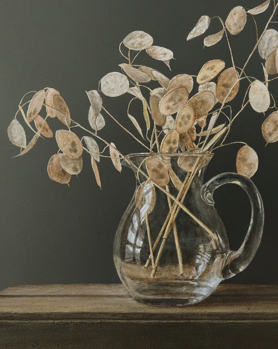 Honesty in Glass Jug