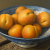 Apricots in Blue Bowl