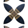 Moana Voyage - Navy Blue and Gold Triptych