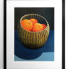 Oranges in a Seagrass Basket